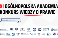 XI Ogólnopolska Akademia Konkurs Wiedzy o Prawie - Wszystkie izby